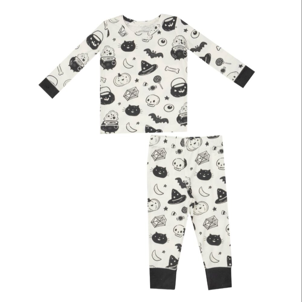 NWT Angel Dear Glow In The Dark Bamboo PJ's